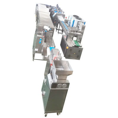 قیمت خوب سیستم اکسترودر نوار پروتئینی صنعتی 60 عدد در دقیقه خط تولید اتوماتیک آنلاین